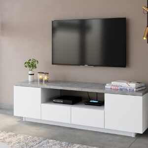 מזנון טלוויזיה לסלון מעץ 1.40 דגם ולנסיה  - מזנון טלוויזיה לסלון מעץ 1.40 דגם ולנסיה